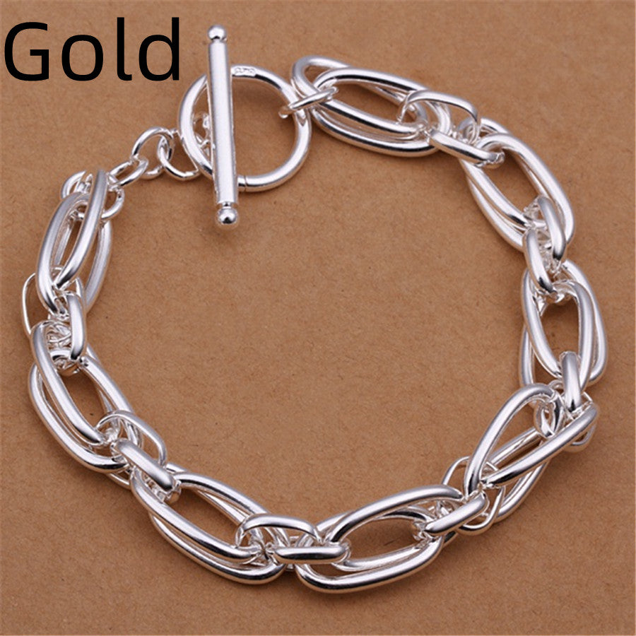 Silver Link Chain Bracelet