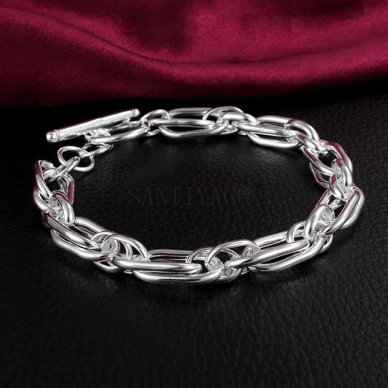 Silver Link Chain Bracelet