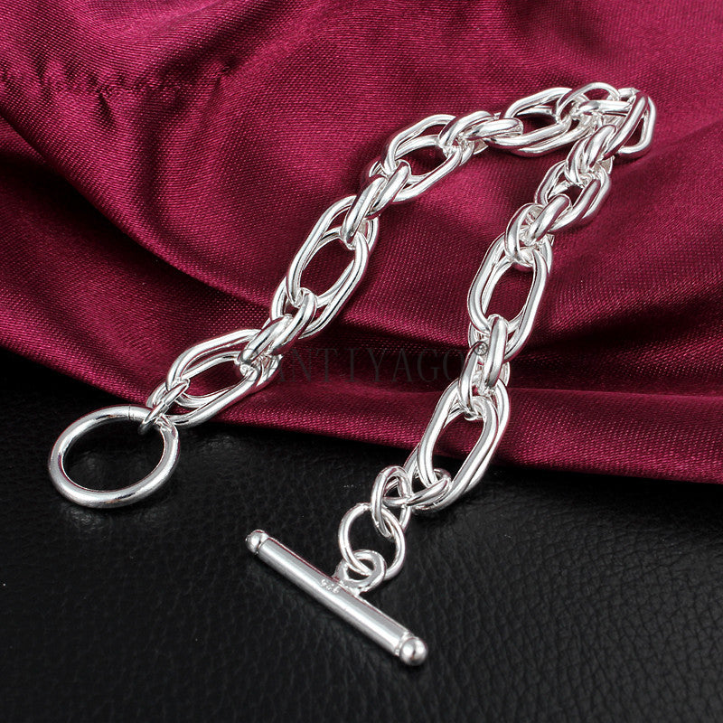 Silver Link Chain Bracelet